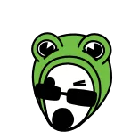 🐸 개구리, 선글라스, 멋진, 스티커, 만화 telegram sticker