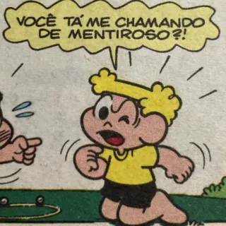 🤥 VOCÊ TA ME CHAMANDO DE MENTIROSO?! kartun, komik, pertanyaan, marah, menunjuk telegram sticker