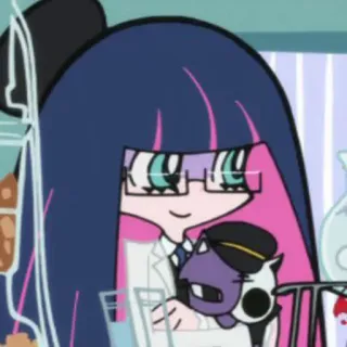 🤓 Stocking Anarchy Panty & Stocking with Garterbelt Anime, Desenho animado, Personagem, Stocking Anarchy, Panty & Stocking telegram sticker