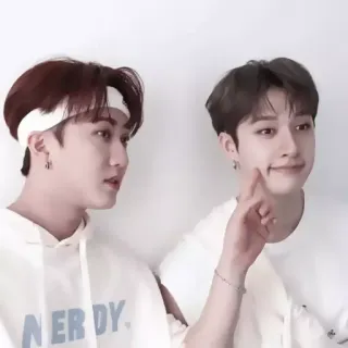 🎠 NERDY kpop, stray kids, bang chan, changbin, corée telegram sticker