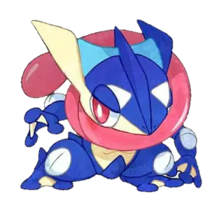 😊 Greninja Pokémon pokemon, greninja, character, anime, game telegram sticker