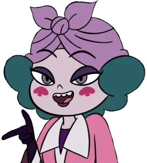 😏 Eclipsa Butterfly Star vs. the Forces of Evil cartoon, character, eclipsa butterfly, star vs the forces of evil, magic, disney telegram sticker