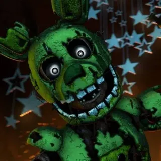 🌟 Springtrap Five Nights at Freddy's horror, animatronic, scary, video game, monster telegram sticker