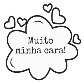 🌻 Muito minha cara! frase, expressão, meu estilo, fofo, corações telegram sticker