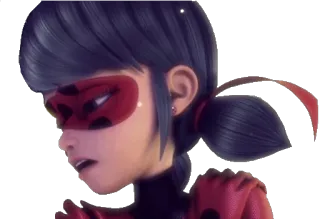 😔 Ladybug Miraculous: Tales of Ladybug & Cat Noir coccinelle, Marinette Dupain-Cheng, Miraculous, dessin animé telegram sticker