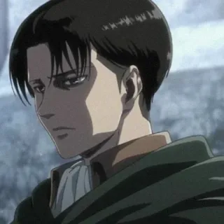 🕸 Levi Ackerman Attack on Titan Anime, Atak Tytanów, Levi Ackerman, Kapitan Levi, Postać Anime, Manga telegram sticker