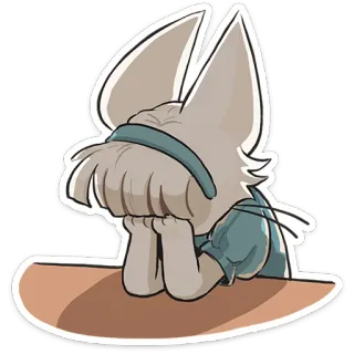 😞 動物, 悲しい, 寂しい, 涙, 漫画, イラスト telegram sticker