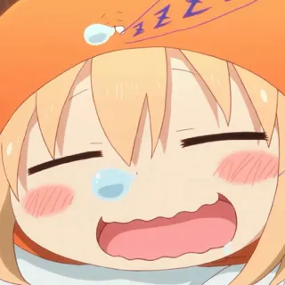 🍧 ZZZ anime, sleepy, cute, cartoon telegram sticker