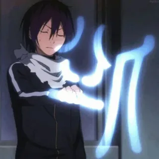 💎 Yato Noragami Anime, Charakter, Noragami, Yato, Geist, Gott telegram sticker