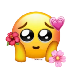 🌸 絵文字, ハート, 花, かわいい, 愛 telegram sticker