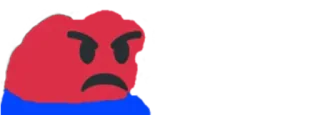 😡 angry, emoji, annoyed, frustrated telegram sticker
