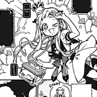 🩹 Nene Yashiro Toilet-bound Hanako-kun Anime, Manga, Mono, Personaje, Fanart, Arte telegram sticker