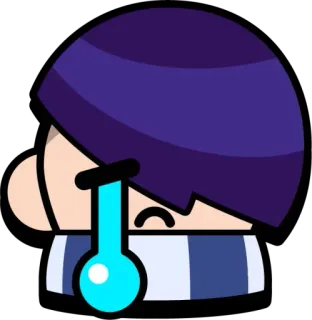 😭 Edgar Brawl Stars Edgar, Brawl Stars, verdrietig, huilen, emote telegram sticker