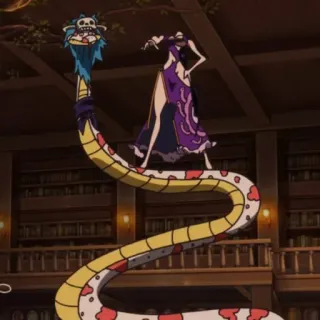 😒 Boa Hancock One Piece Anime, Cobra, Pirata, Imperatriz, Poderoso telegram sticker