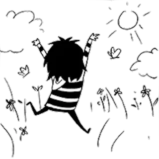 ✨ Gaya anime, Kartun, Perayaan, Kebahagiaan, Alam telegram sticker