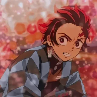 😤 Tanjiro Kamado Demon Slayer anime, demon slayer, tanjiro, tanjiro kamado whatsapp sticker