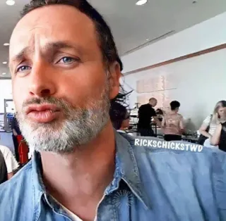 😘 Rick Grimes The Walking Dead RICKSCHICKS.TWD Рик Граймс, Ходячие мертвецы, AMC, Зомби, Сериал, Персонаж whatsapp sticker