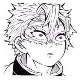 😄 Sanemi Shinazugawa Demon Slayer Anime, Demon Slayer, Sanemi Shinazugawa, Pilier du Vent telegram sticker