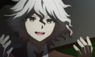 😄 Nagito Komaeda Danganronpa anime, manga, character, nagito komaeda, danganronpa telegram sticker