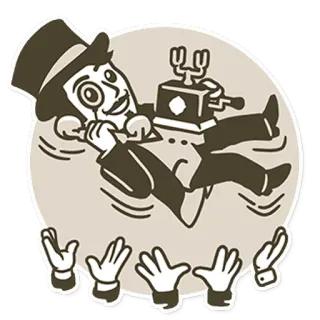 🔵 telegram sticker
