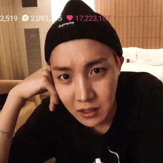 ⭐️ Supreme 人物, 男人, 至尊, 毛线帽 telegram sticker