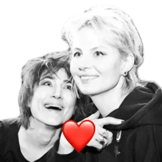 ❤️ menschen, frauen, freundschaft, herz, liebe telegram sticker