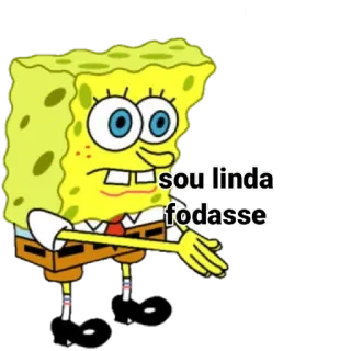 😞 Spongebob Spongebob Squarepants sou linda fodasse Spongebob, cartoon, sticker, fodasse, sou linda telegram sticker
