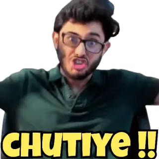 😀 CHUTIYE !! 侮辱, 冒犯, 表达 whatsapp sticker