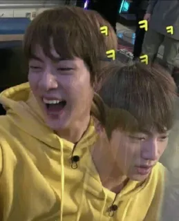 😭 Jin ㅋㅋㅋ kpop, singer, jin, bangtan sonyeondan, bts telegram sticker