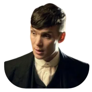 😐 Tommy Shelby Peaky Blinders peaky blinders, tommy shelby, cillian murphy, gangster, bbc, tv show, drama telegram sticker