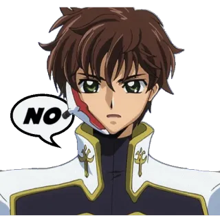 👎 NO anime, no, speech bubble, character telegram sticker
