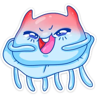🤬 mono, gracioso, criatura, dibujos animados, juguetón, caprichoso, kawaii whatsapp sticker