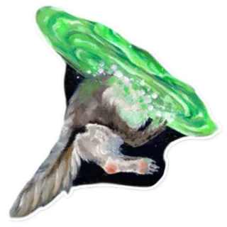 ☄️ リス, 宇宙, 銀河, 動物 whatsapp sticker