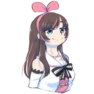 ☺️ Kizuna Ai Ragazza anime, Vtuber, Carino, Kizuna Ai, Arte digitale telegram sticker
