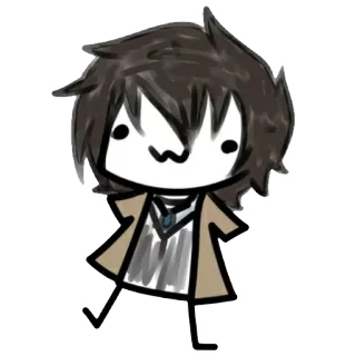 ✨ Chibi, Dibujos animados, Dibujo, Monigote telegram sticker