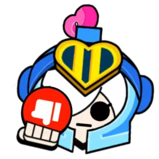 👎 踩, 不喜欢, 卡通, 负面, 失败 telegram sticker