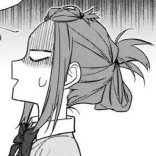 🪶 Anime, Manga, Meisje, Karakter, Expressie, Paardenstaart telegram sticker