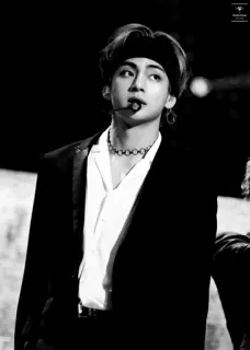 🌚 V kpop, sänger, bts, idol, kim taehyung, männlich telegram sticker