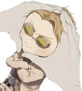 👀 @ShallowZireael Anime, Cartoon, Fanart, Illustratie, Schattig telegram sticker