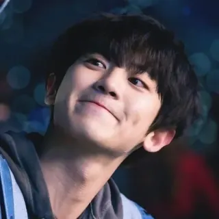 🐻 homme, personne, fossettes, kpop, coréen, beau telegram sticker