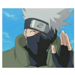 👋 Kakashi Naruto anime, kakashi, naruto, ninja, manga telegram sticker