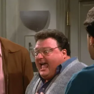 😳 Newman Seinfeld serie tv, años 90, sitcom, comedia, Newman, personaje, Seinfeld telegram sticker