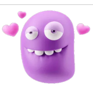 😍 이모지, 사랑, 하트, 만화 telegram sticker