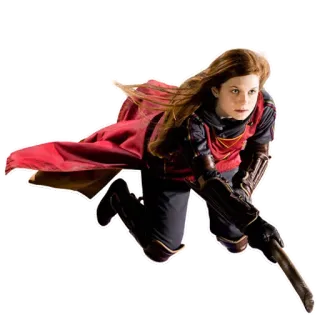 💫 Ginny Weasley Harry Potter полёт, метла, квидич, волшебник, магия telegram sticker