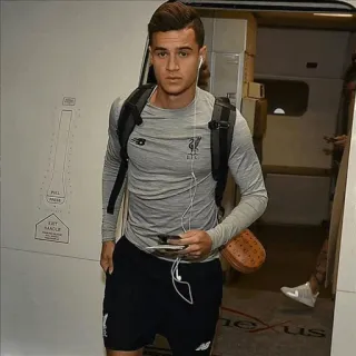 😐 hombre, atleta, aeropuerto, mochila, casual, interior telegram sticker
