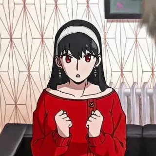 🥳 Yor Forger Spy × Family Anime, Yor Forger, Spy x Family, Dessin animé, Personnage, Manga telegram sticker