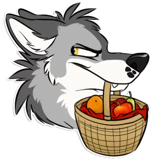 AveryWolf telegram stickers