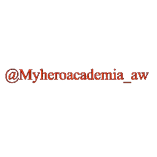 ❤ @Myheroacademia_aw instagram, username, myheroacademia whatsapp sticker
