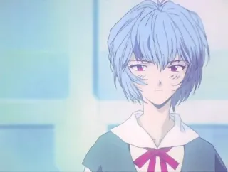 🌟 Rei Ayanami Neon Genesis Evangelion Anime, Rei Ayanami, Evangelion, Charakter, Mädchen telegram sticker