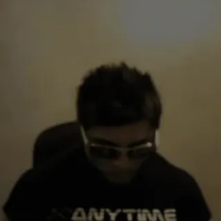 😎 ANYTIME man, sunglasses, dark hair, person telegram sticker